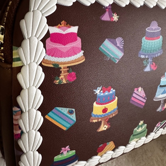 Disney Princess Dessert Cakes Loungefly Mini Backpack and Wallet Set: NWT - Picture 10 of 16